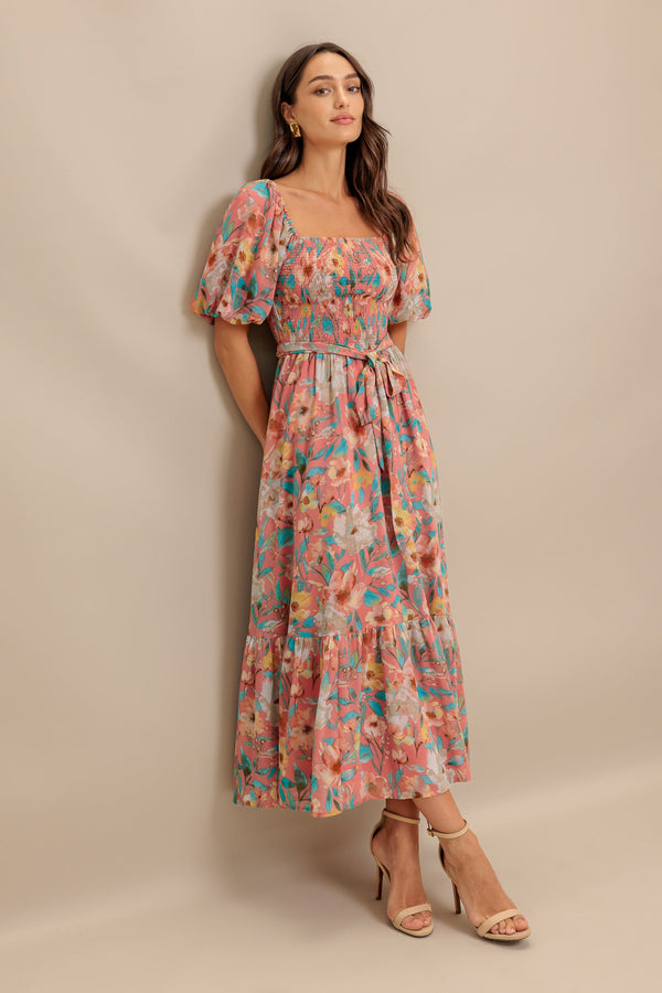 rosy-twilight-woven-midi-dress Flying Tomato-Sophia's StyleDRESSES-1